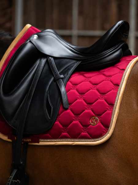 Vintage Monogram Dressage Saddle Pad