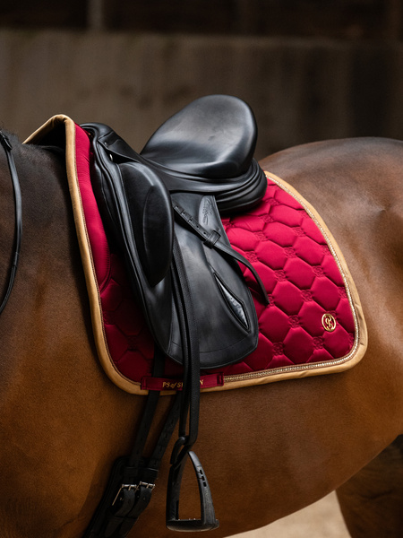 Vintage Monogram Dressage Saddle Pad