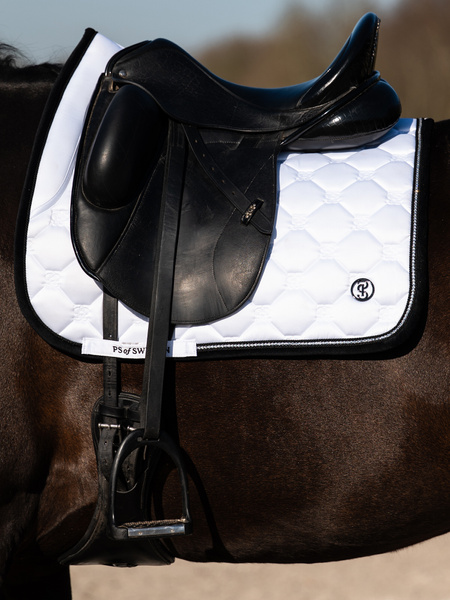 Vintage Monogram Dressage Saddle Pad