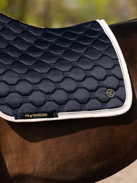 Vintage Monogram Dressage Saddle Pad