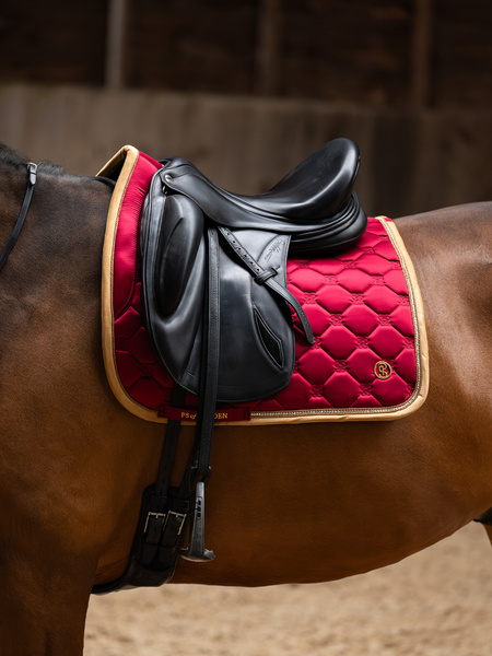 Vintage Monogram Dressage Saddle Pad