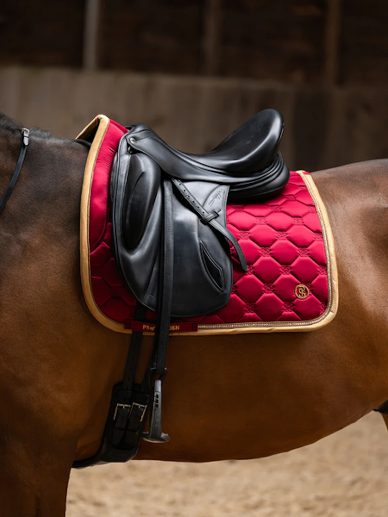 Vintage Monogram Dressage Saddle Pad Vintage Monogram Dressage Saddle Pad