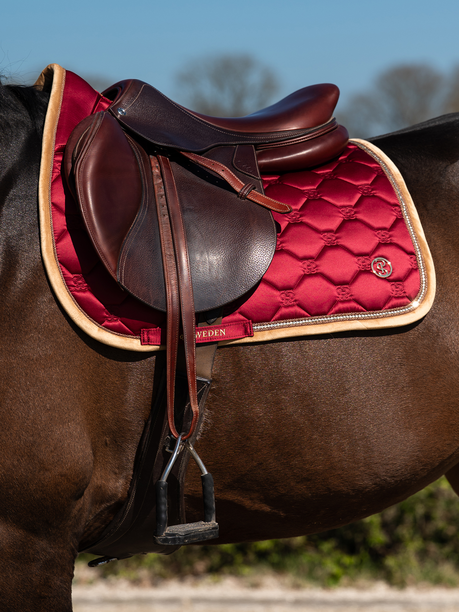 Vintage Monogram Jump Saddle Pad • PS of Sweden