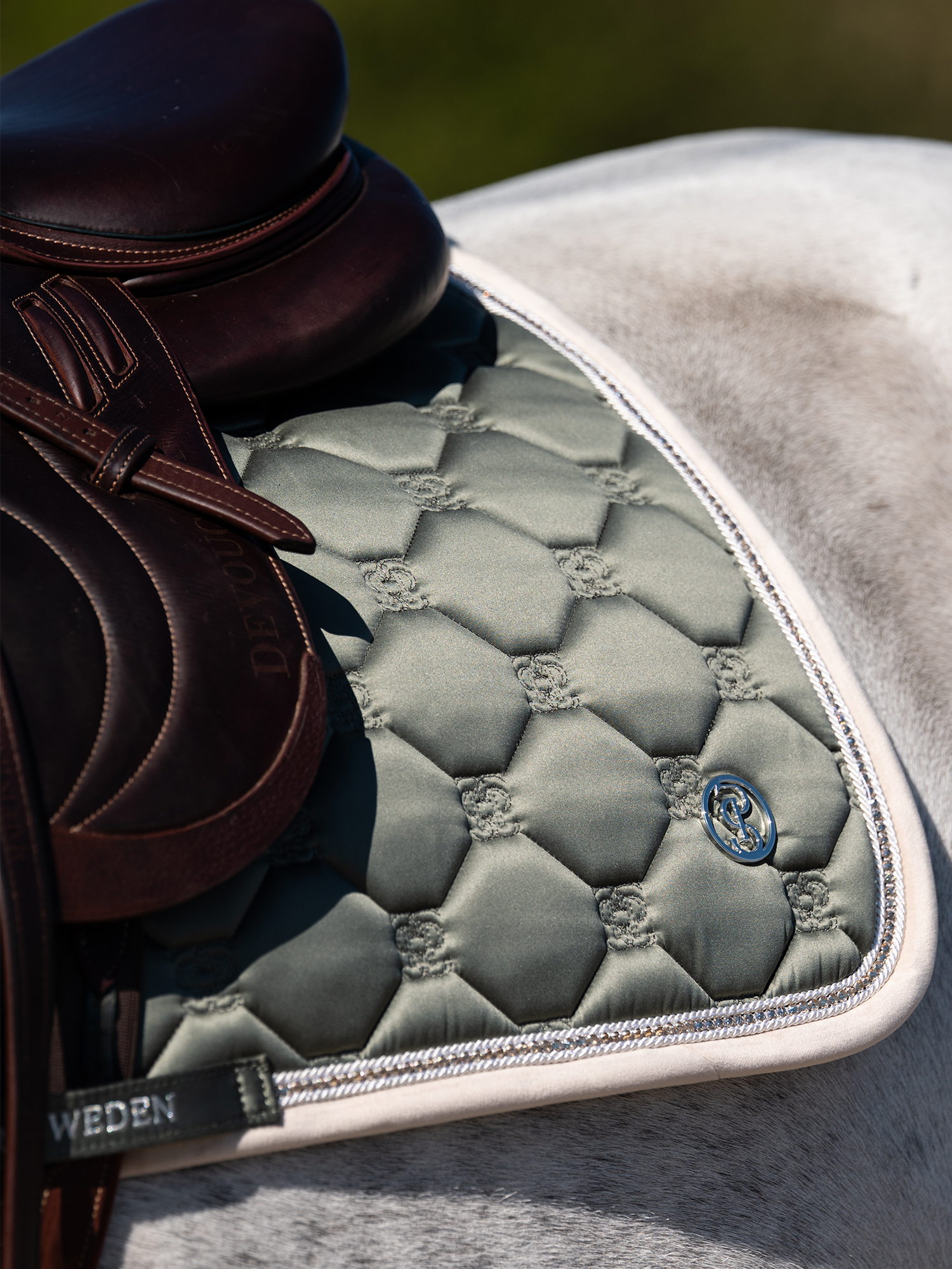 Vintage Monogram Jump Saddle Pad