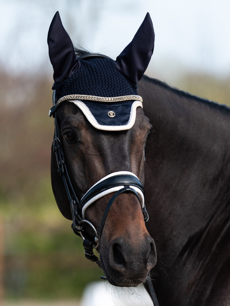 Vintage Monogram Ear Bonnet