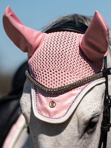 Vintage Monogram Ear Bonnet