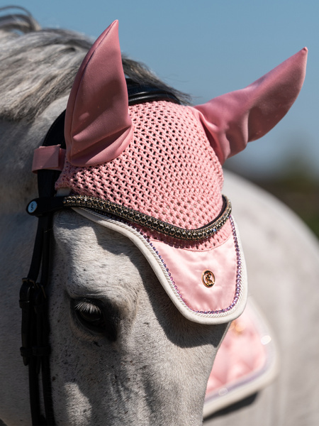 Vintage Monogram Ear Bonnet