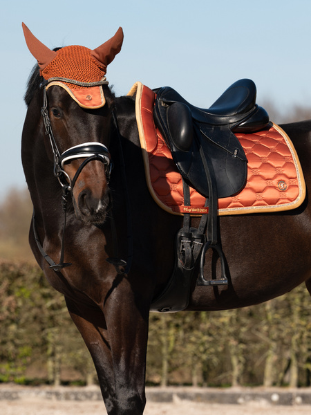 Vintage Monogram Ear Bonnet