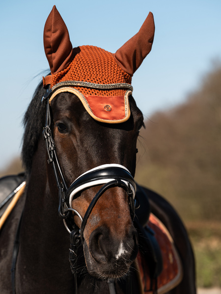 Vintage Monogram Ear Bonnet