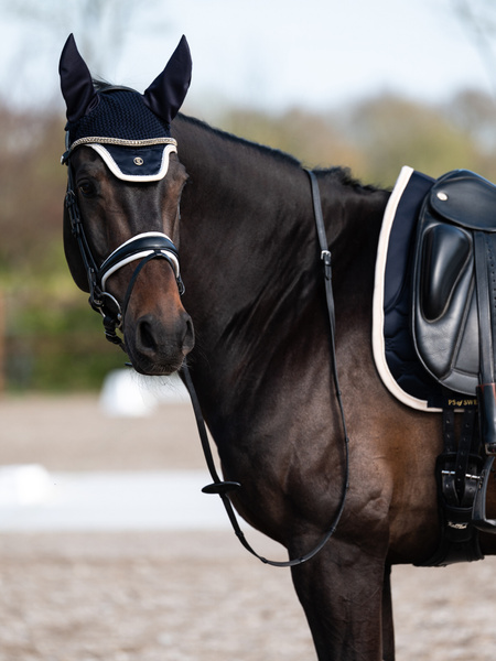 Vintage Monogram Ear Bonnet