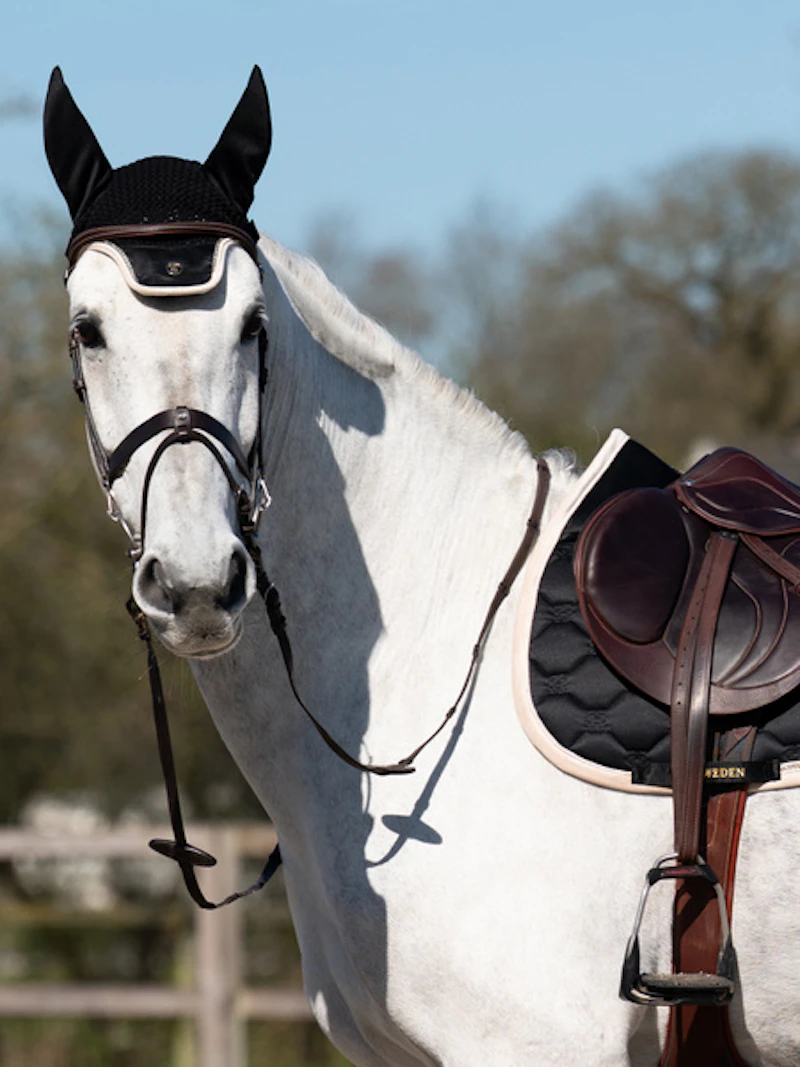 Vintage Monogram Ear Bonnet Vintage Monogram Ear Bonnet