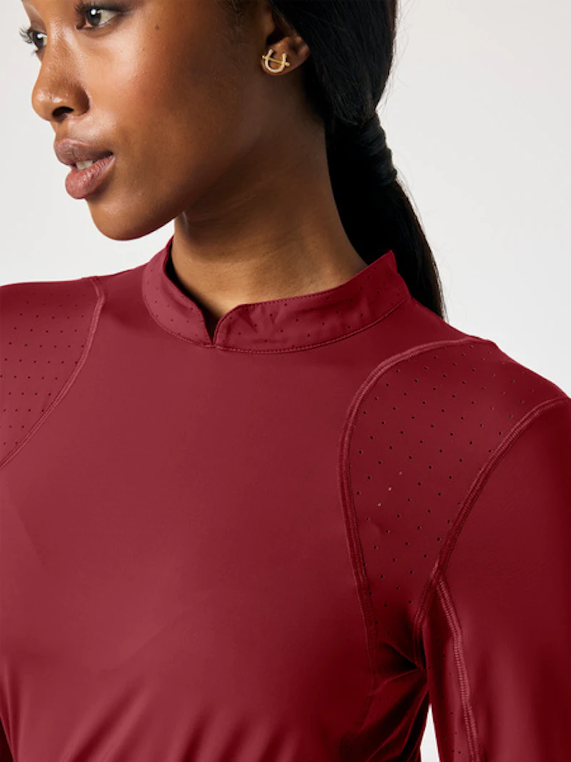 Claire Long Sleeve Airflow Top Claire Long Sleeve Airflow Top