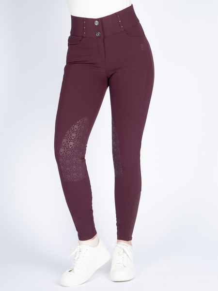Zephyra Laser Cut Half Grip Breeches