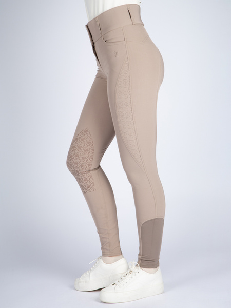 Zephyra Laser Cut Half Grip Breeches