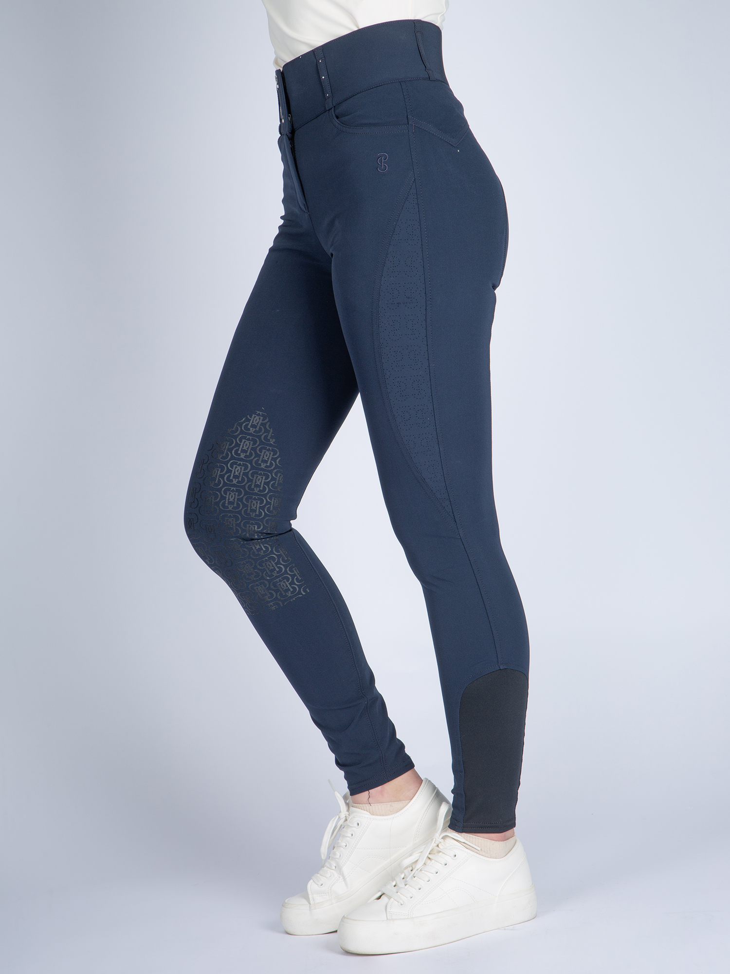 Zephyra Laser Cut Half Grip Breeches