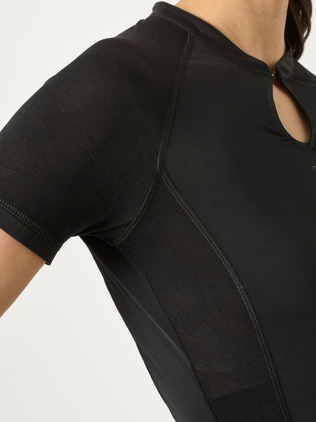 Selena Mesh Paneled Top