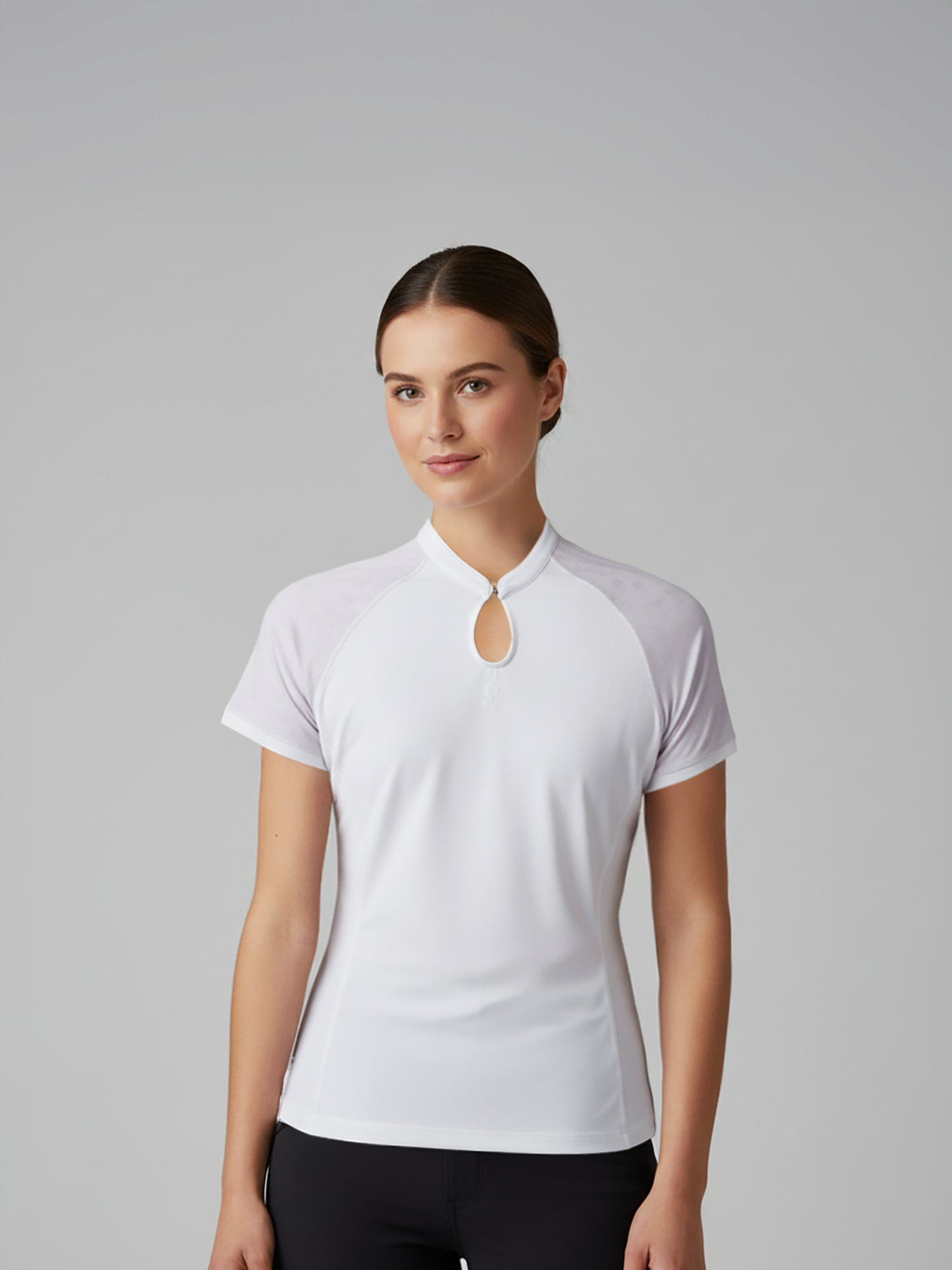 Selena Mesh Paneled Top
