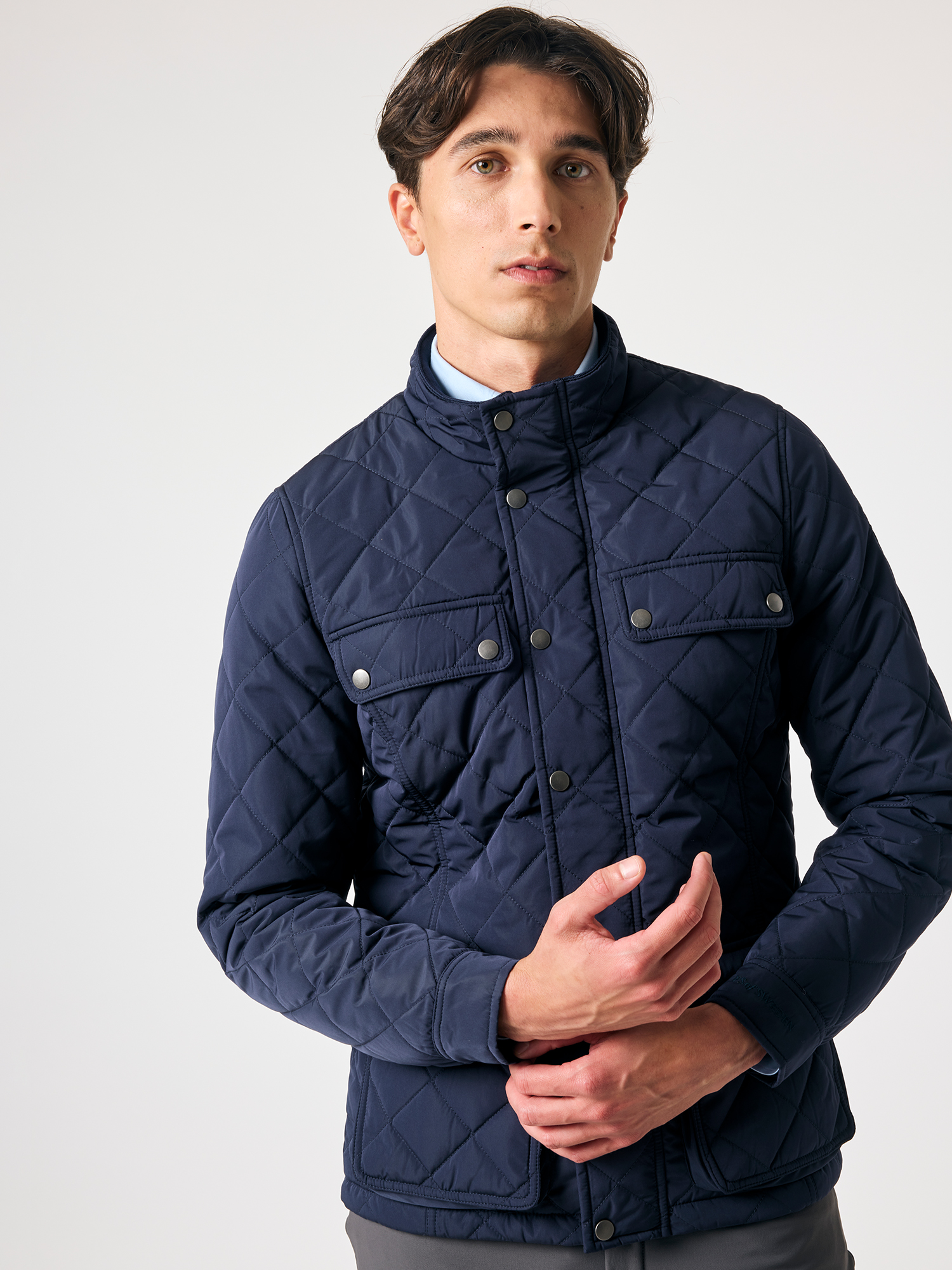 ☆NASTY PALM☆ UNIVERSAL PER COLLAR SHORT PADDING JACKET Nash Quilted Jacket • PS of Sweden