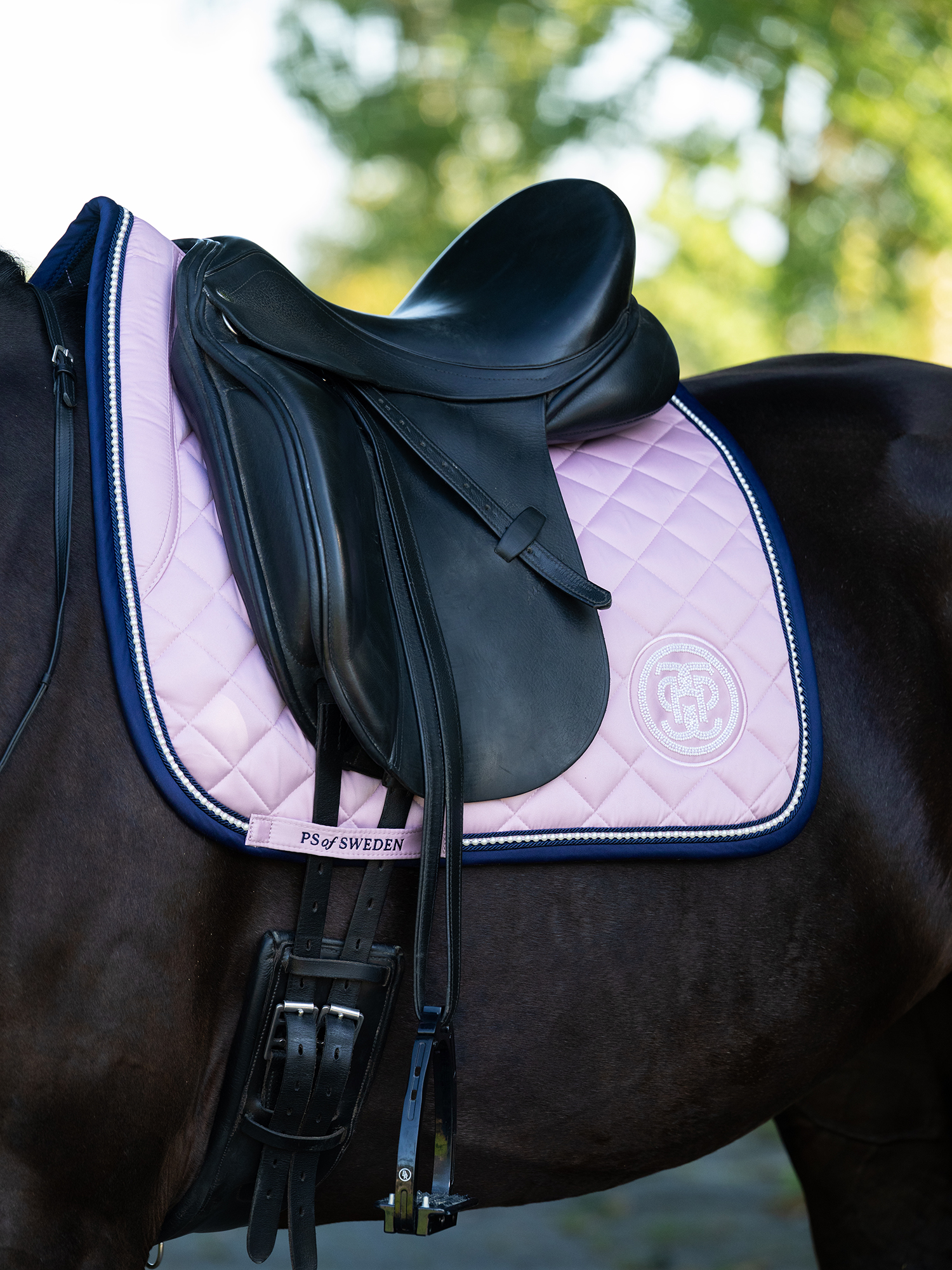 Pearl Monogram Dressage Saddle Pad