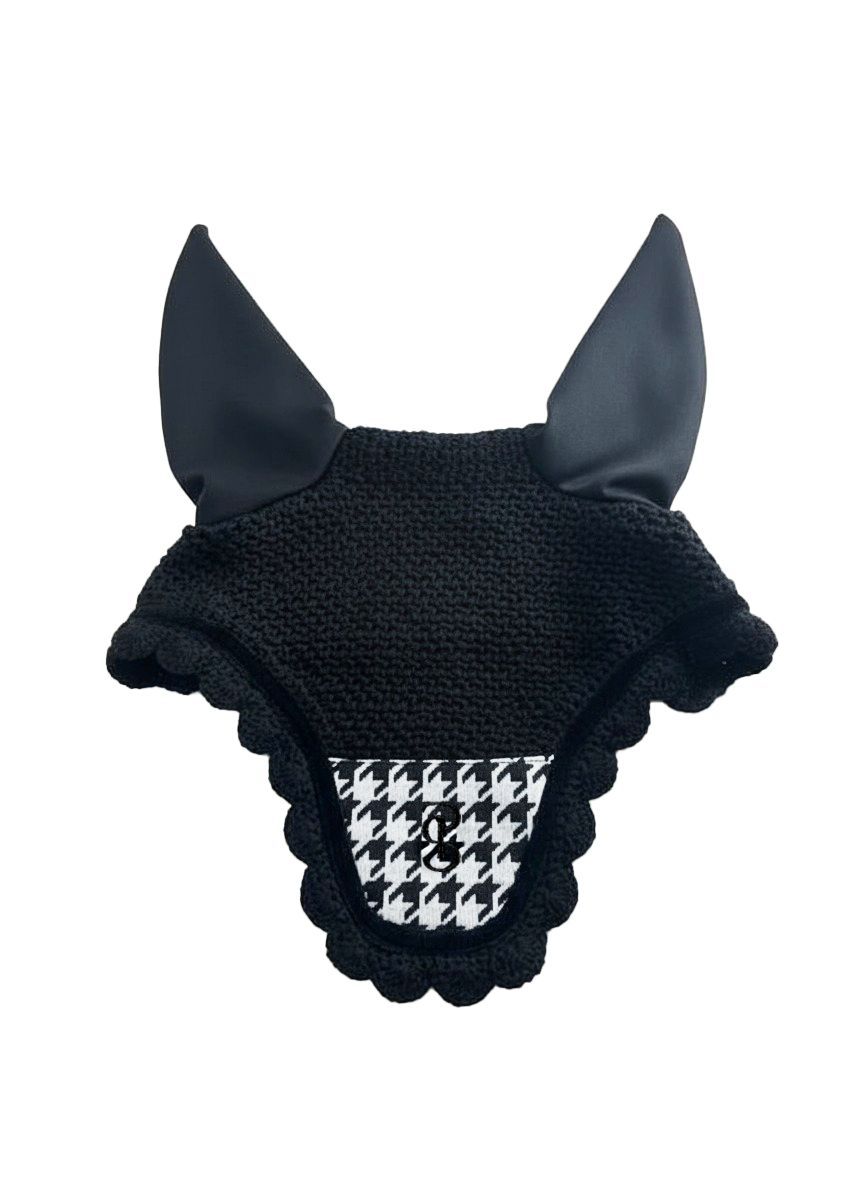 Houndstooth Ear Bonnet