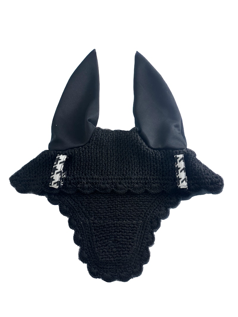 Houndstooth Ear Bonnet Houndstooth Ear Bonnet
