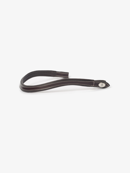 Browband U-Shape White Stitching Silver