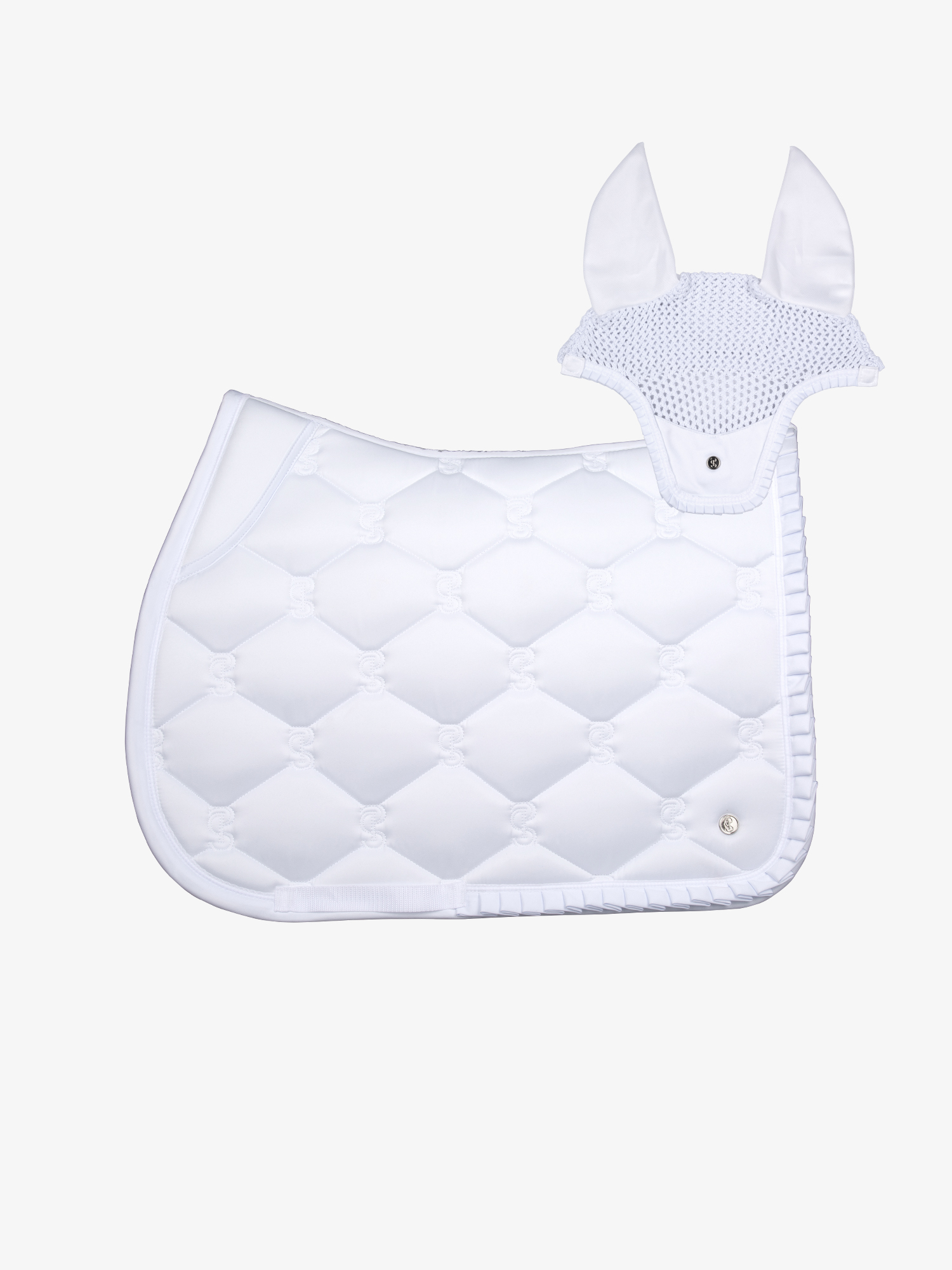 Saddle Pad Jump Ruffle + Ear Bonnet