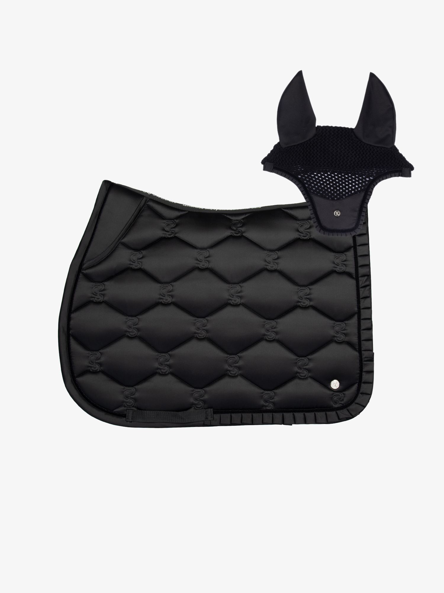 Saddle Pad Jump Ruffle + Ear Bonnet