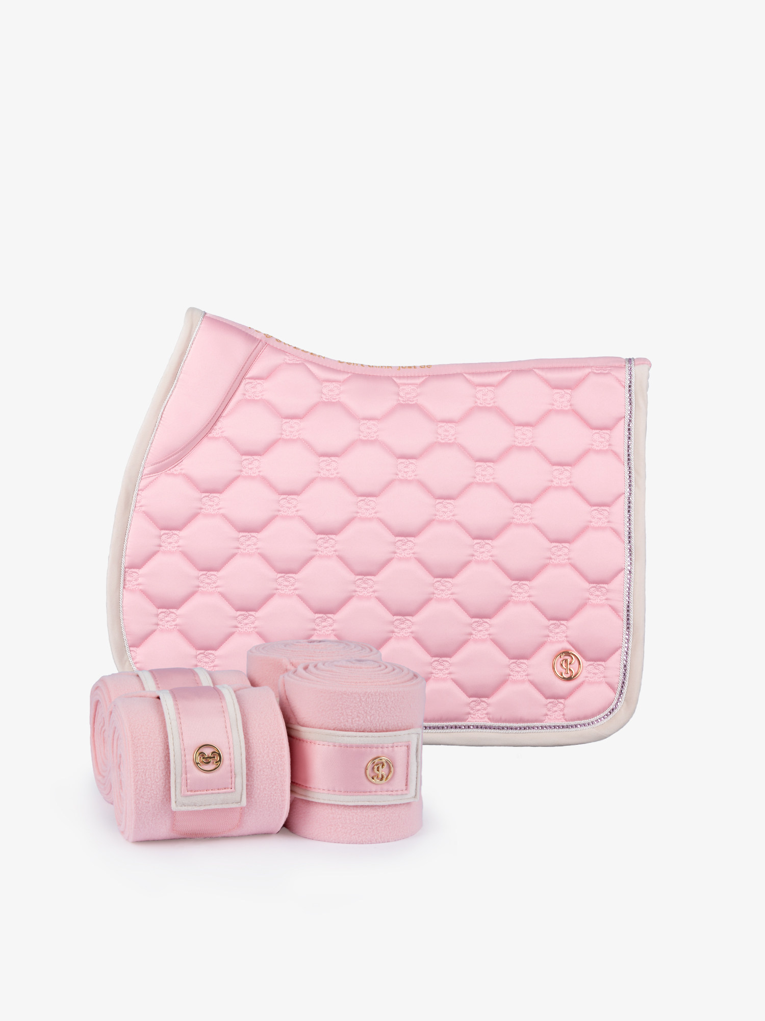 Vintage Monogram Saddle Pad Jump + Polos Set