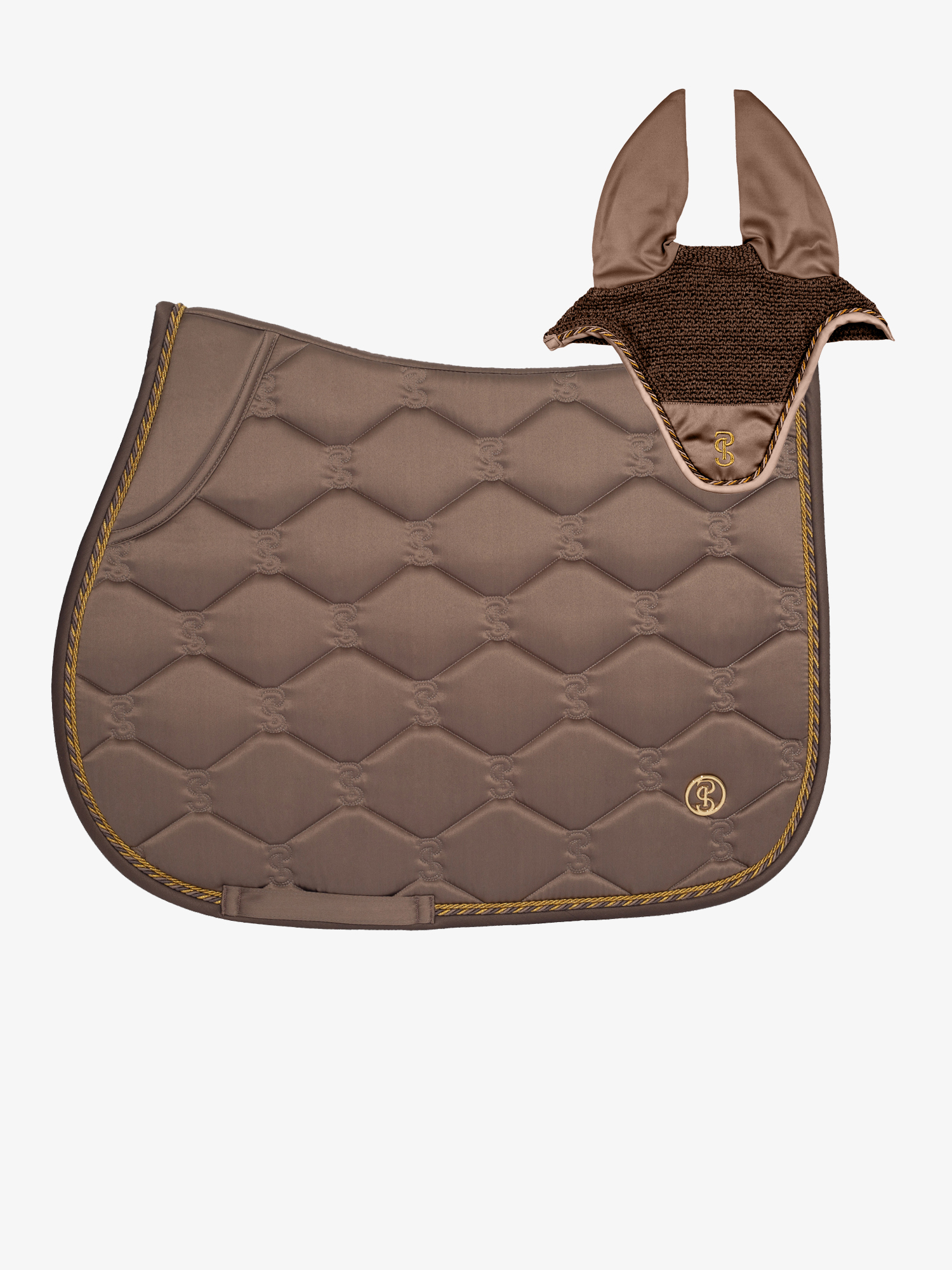 Saddle Pad Jump Signature+Ear Bonnet Set