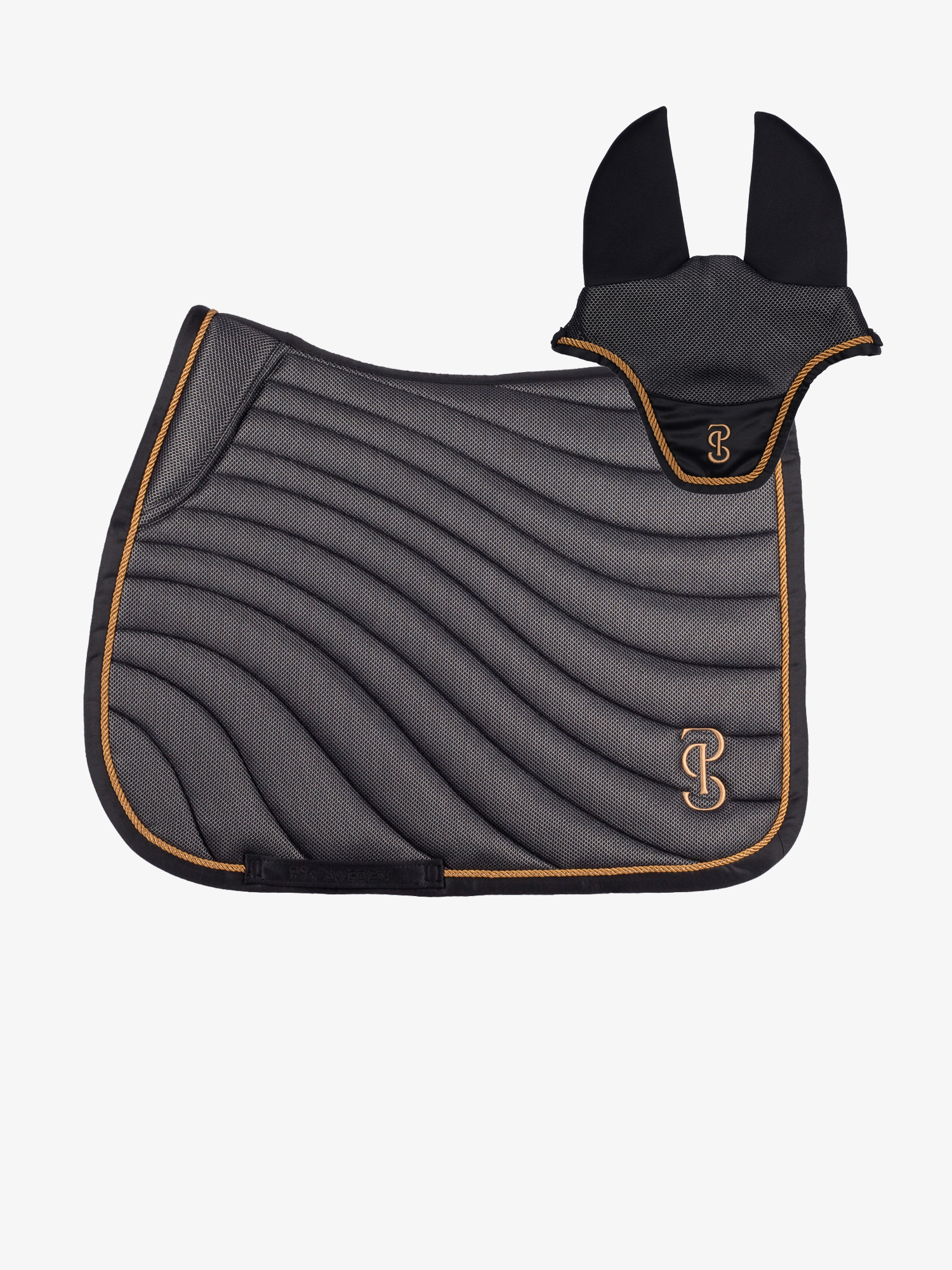 Airflow Mesh Saddle Pad Jump + Ear Bonnet Set