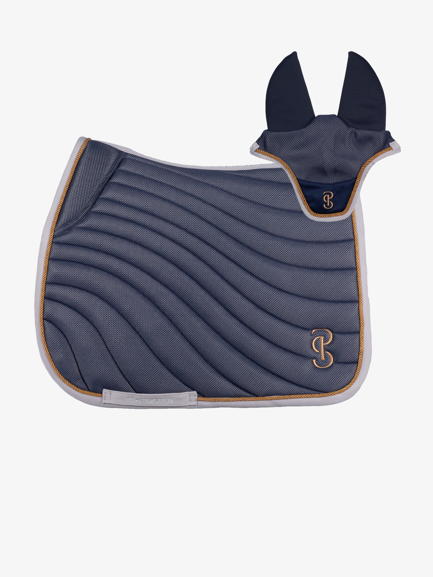 Airflow Mesh Saddle Pad Jump + Ear Bonnet Set