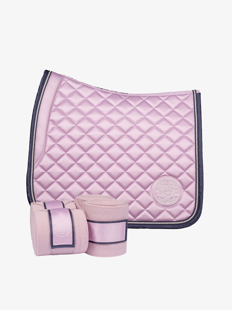 Pearl Monogram Dressage Saddle Pad + Polos Pearl Monogram Dressage Saddle Pad + Polos