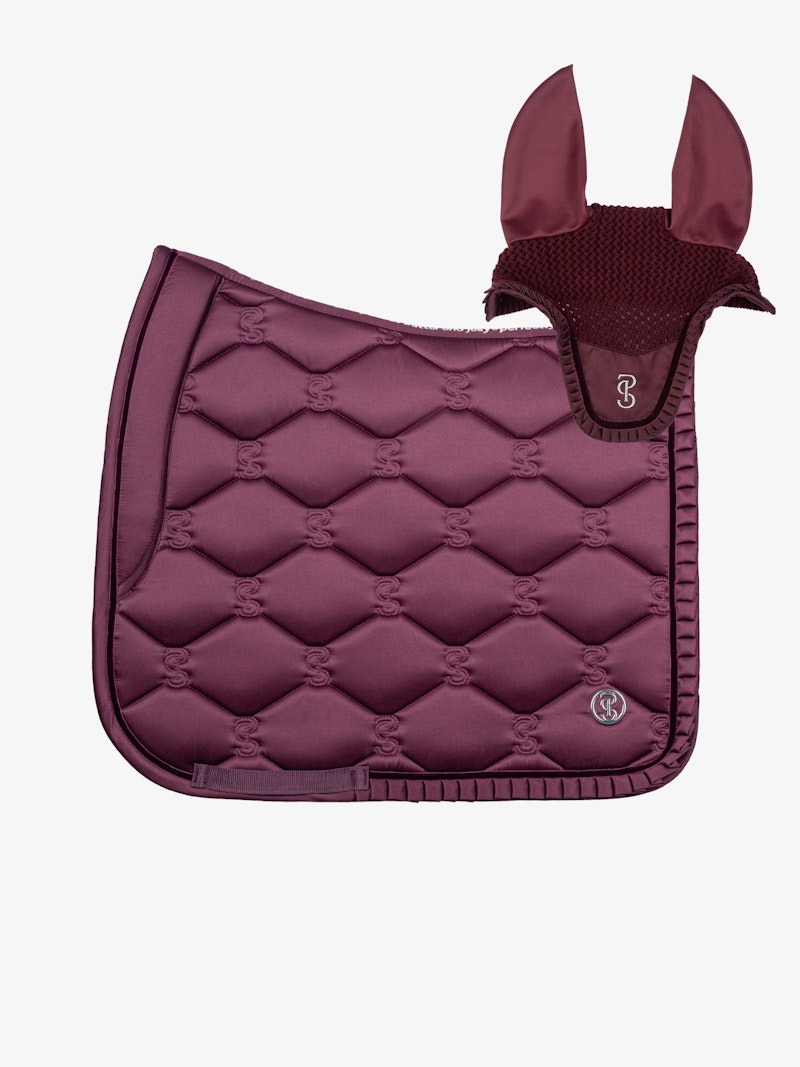 Saddle Pad Dressage Ruffle + Fly Hat Ruffle Set Saddle Pad Dressage Ruffle + Fly Hat Ruffle Set