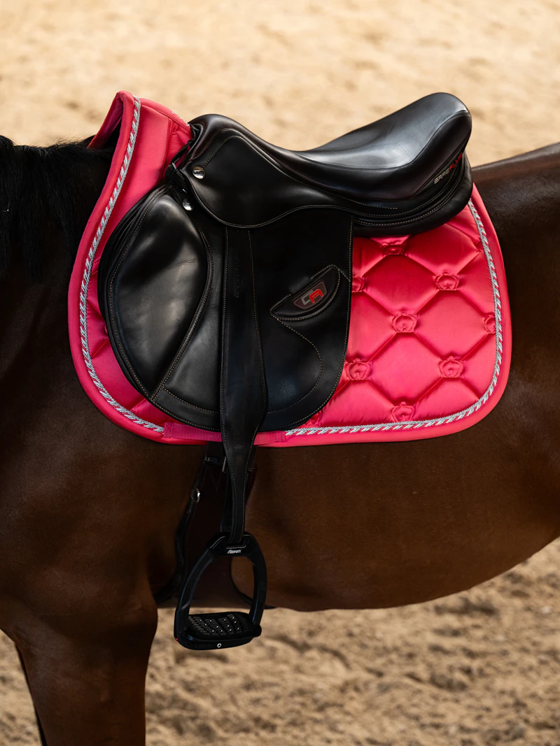 The Original Monogram Jump Saddle Pad The Original Monogram Jump Saddle Pad