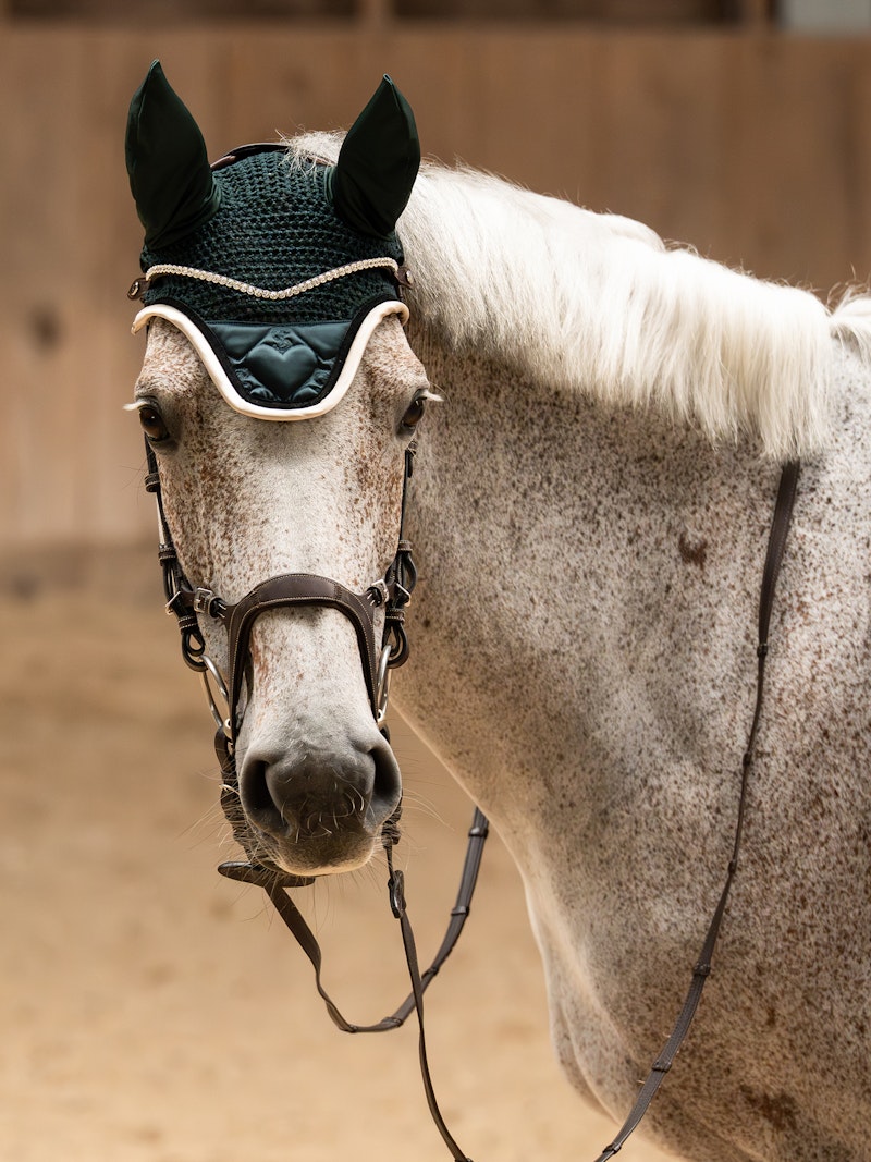 Ear Bonnet Quilted Heart Ear Bonnet Quilted Heart