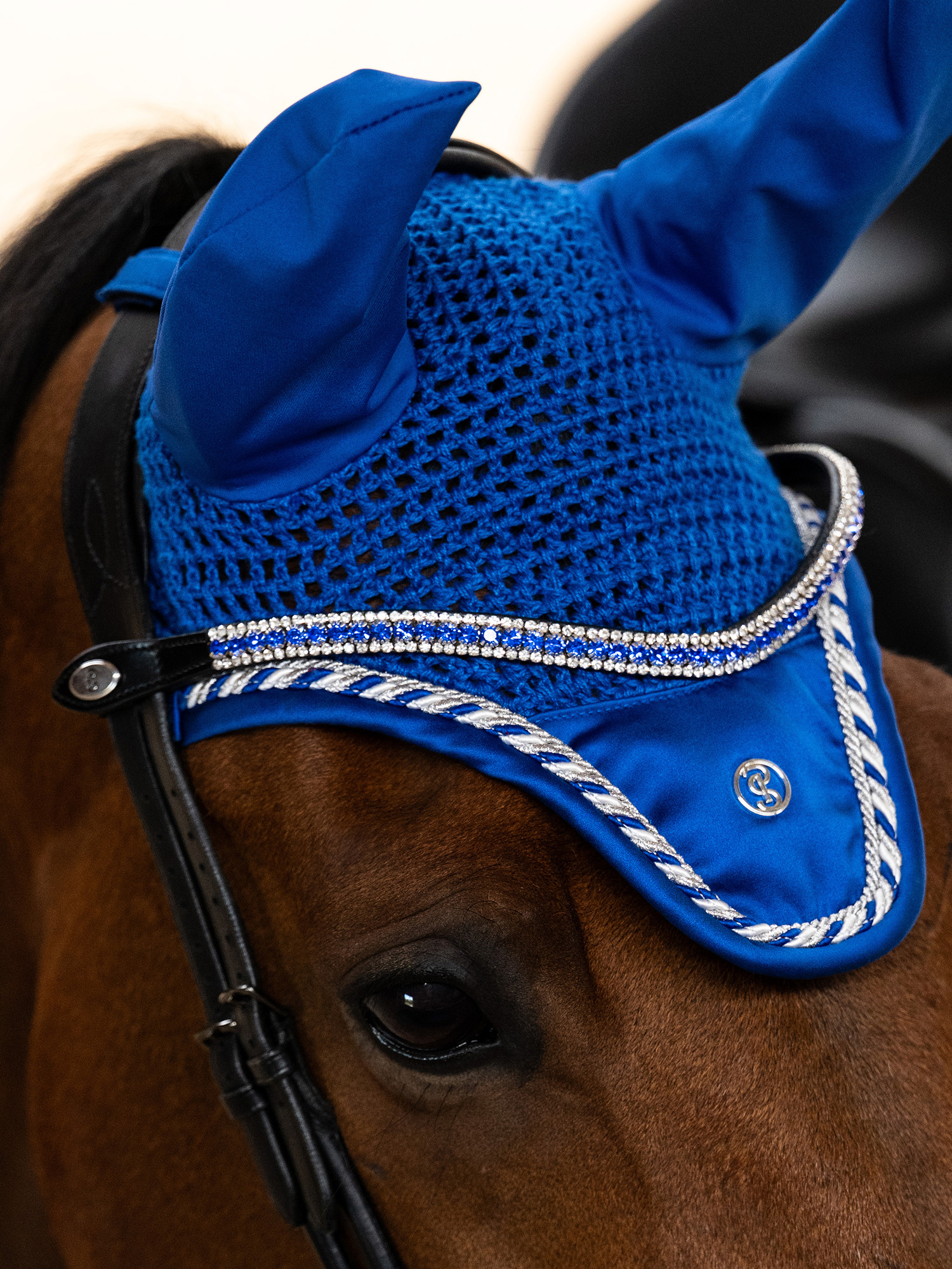 Browband The Original Delight Sapphire Black Leather