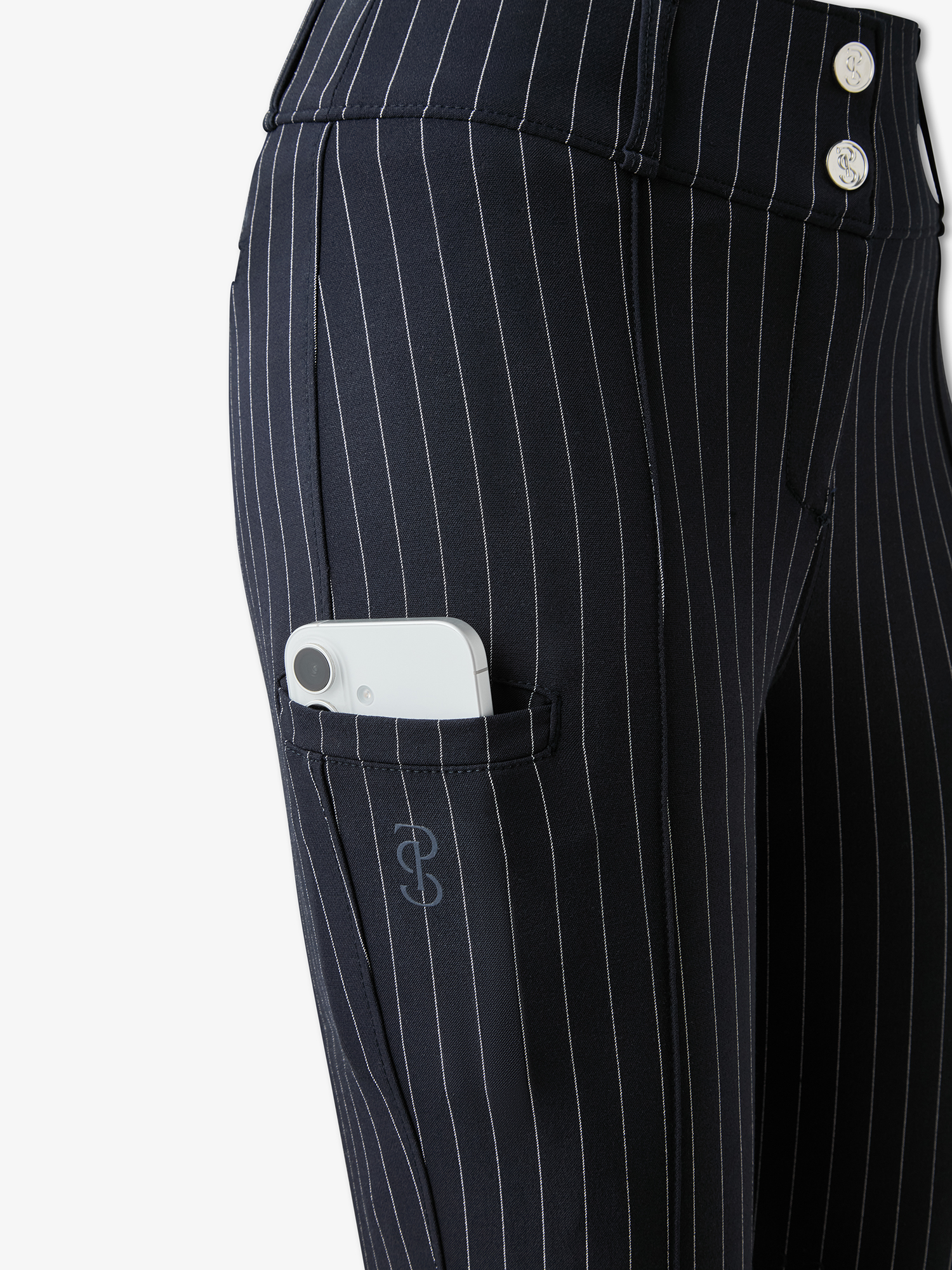 Penny Pinstripe Knee Grip Breeches