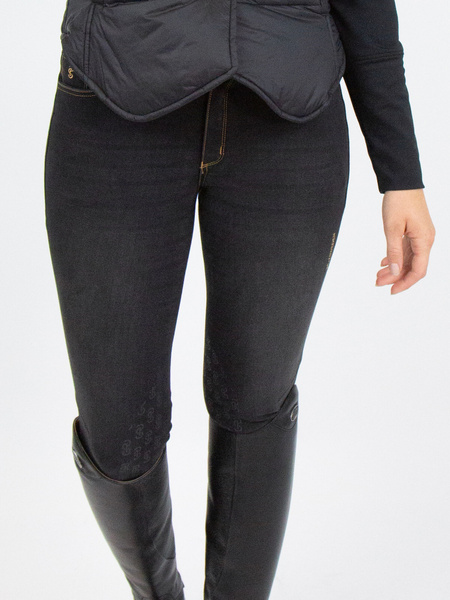 Ellie Half Grip Denim Breeches