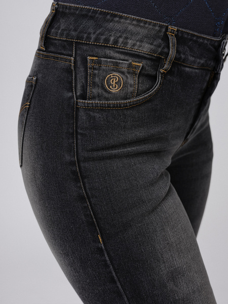 Ellie Half Grip Denim Breeches