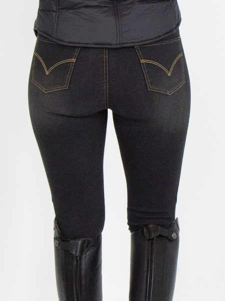 Ellie Half Grip Denim Breeches