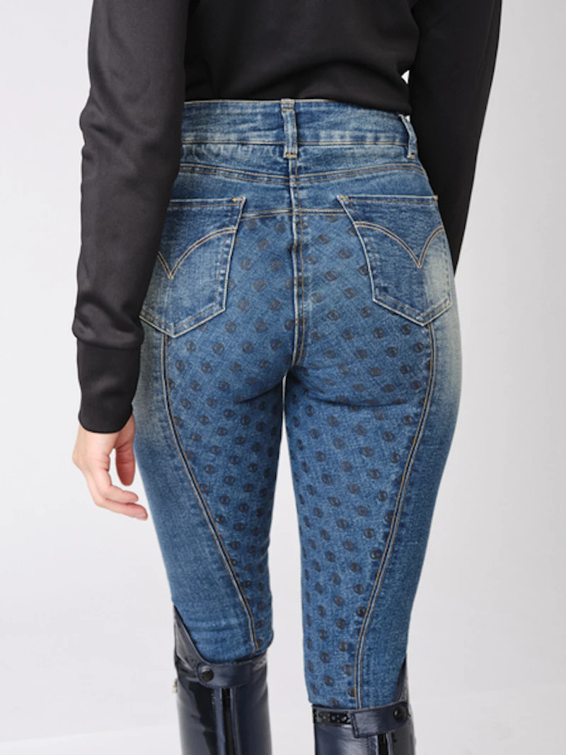 Maggie Full Grip Denim Breeches Maggie Full Grip Denim Breeches