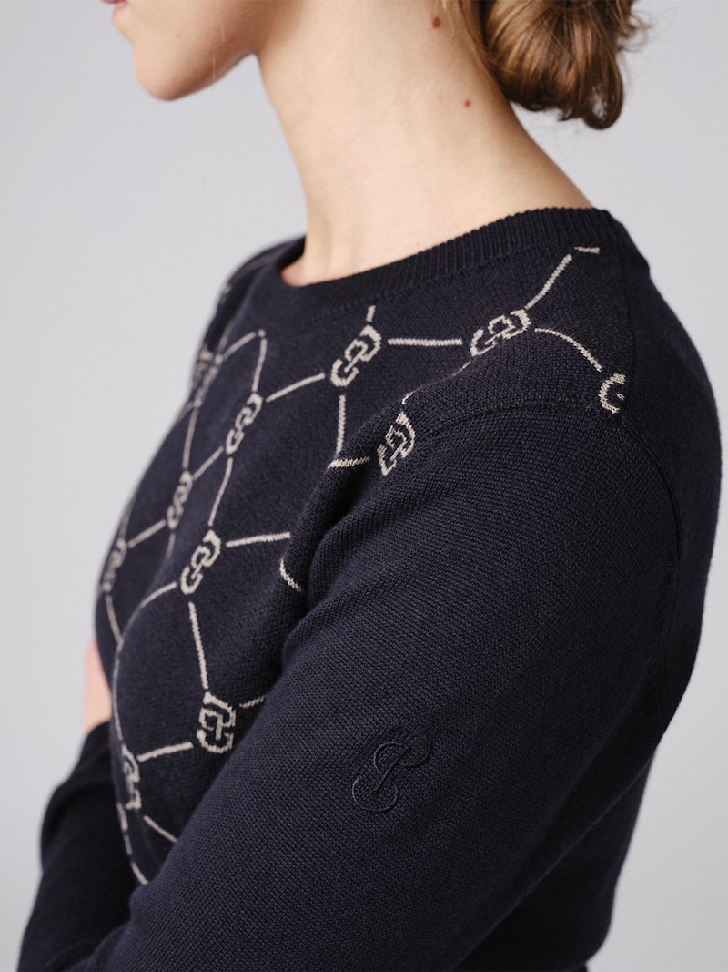 LOUIS VUITTON Knit Studs Sweatshirt Size S Authentic Women Used