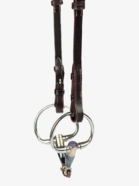 Cheekpiece Flat w/ French Hook + Selectable Cradles, White Stitching