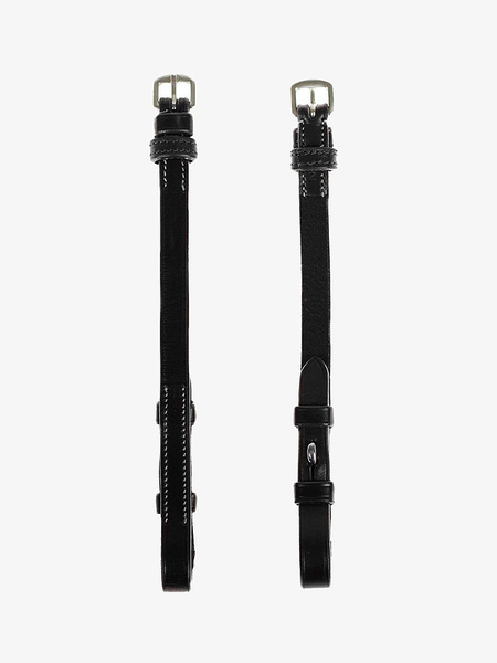 Cheekpiece Flat w/ French Hook + Selectable Cradles, White Stitching