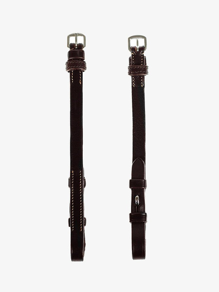 Cheekpiece Flat w/ French Hook + Selectable Cradles, White Stitching