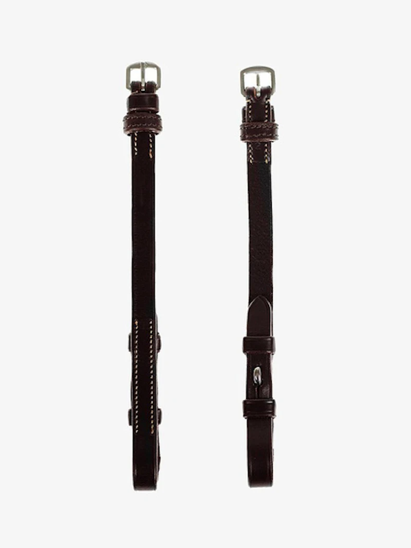Cheekpiece Flat w/ French Hook + Selectable Cradles, White Stitching Cheekpiece Flat w/ French Hook + Selectable Cradles, White Stitching