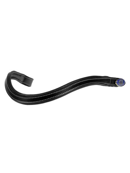 Browband Nirak Padded U-shape White Deco Stitching