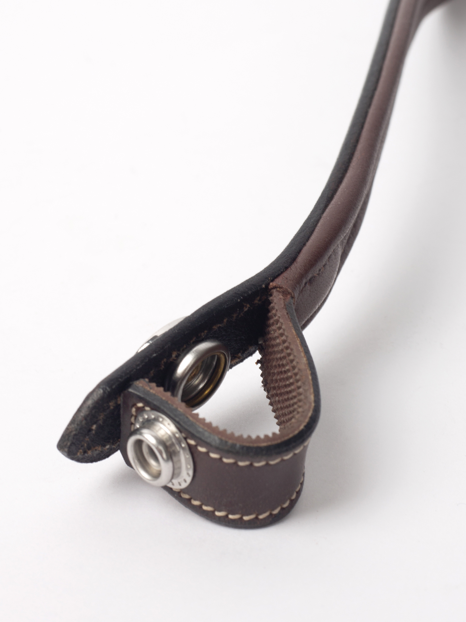 Browband Nirak Padded U-shape White Deco Stitching