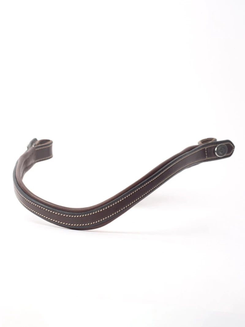 Browband Nirak Padded U-shape White Deco Stitching Browband Nirak Padded U-shape White Deco Stitching